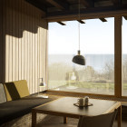 Louis Poulsen FJ Elements Pendant in Lounge - Angled