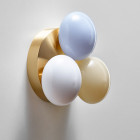SkLO Dot 3x Wall/Ceiling Light on Wall