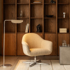 Audo Copenhagen Wing Floor Lamp Aluminium Beside Chair