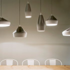Marset Pleat Box 24 LED Pendant Lifestyle Dining Table