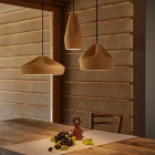 Marset Pleat Box 36 LED Pendant Lifestyle Dinner Table