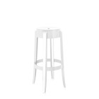 Kartell Charles Ghost Stool - Large, White