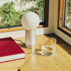 HAY Turn On Table Lamp Aluminium in Kitchen