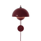 &Tradition Flowerpot VP8 Wall Light Dark Plum