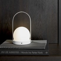 Audo Copenhagen Carrie Portable Outdoor LED Table Lamp White