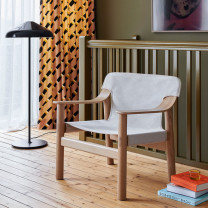 HAY Pao Steel Floor Lamp Black in Study