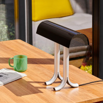 HAY Anagram Table Lamp Iron Black on Desk