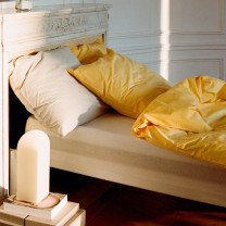 HAY Parade LED Table Lamp Shell White in Bedroom