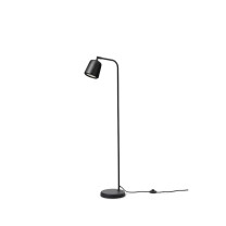 New Works Material Floor Lamp Black Marble