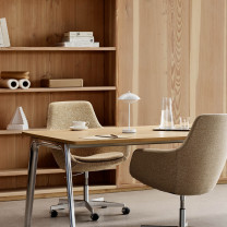 Fritz Hansen Clam LED Portable Lamp Lifestyle Office