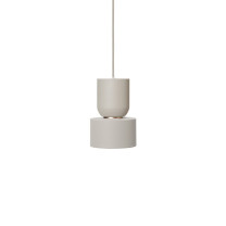 Ferm Living Collect Bell Socket Pendant Disc Grey Grey
