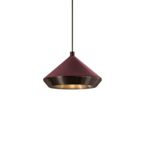 Bert Frank Shear Pendant XL Dark Bronze Oxblood