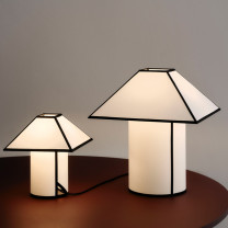 HAY Ava Pyramid Table Lamp Lifestyle Pair
