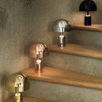 Tom Dixon Bell v2 LED Portable Lamp Lifestyle Stairs