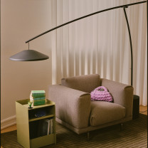Muuto Contra Floor Lamp Above Chair