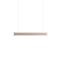 Hollis + Morris Beaufort M2 Horizontal LED Pendant - 42, White Oak