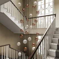 Lodes Kelly Cluster Sphere LED on Staircase