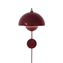&Tradition Flowerpot VP8 Wall Light Dark Plum