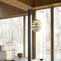 Louis Poulsen PH Snowball Dusty Green in Living Room