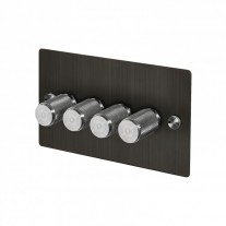 Buster + Punch 4G Dimmer Switch Smoked Bronze/Steel