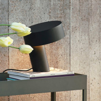 HAY Slant Table Light Soft Black on Shelf