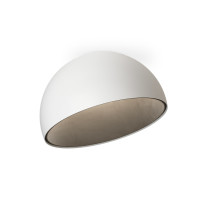 Vibia Duo Petra LED Ceiling Light - Large, White, Angled