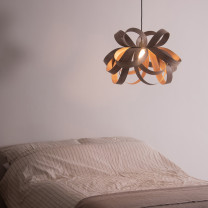 Tom Raffield Skipper Pendant Above Bed