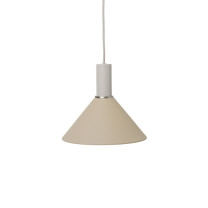 Ferm Living Collect Low Socket Pendant Cone Grey Cashmere
