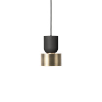Ferm Living Collect Brass Pendant Disc Bell Black