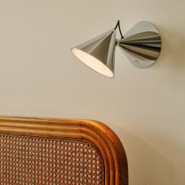 Tom Dixon Pose Surface Lamp Above Bed