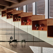Tom Dixon Bell v2 LED Portable Lamp Lifestyle Shelves