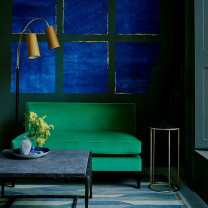 Porta Romana Kelly Floor Lamp in Living Room