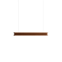 Hollis + Morris Beaufort M2 Horizontal LED Pendant - 42, Walnut