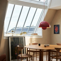 Vermillion Red &Tradition Flowerpot VP2 Pendant