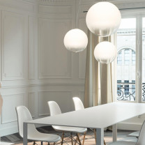 Panzeri Smoke Suspension Lifestyle Dining Table