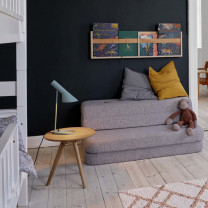 Louis Poulsen AJ Table Mini Lamp  Dusty Blue on Table