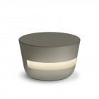 Vibia Dots Outdoor LED Floor Lamp - Half Halo, Green