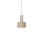 Ferm Living Collect Low Socket Pendant Disc Grey Cashmere