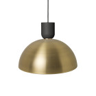 Ferm Living Collect Brass Pendant Dome Bell Black