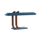 Bert Frank Rinato LED Table Lamp Dark Bronze Blue