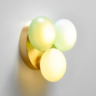 SkLO Dot 3x Wall/Ceiling Light on Wall - Lit