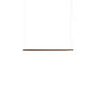 Hollis + Morris Bennington LED Horizontal Pendant - 5ft, Walnut
