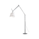 Artemide Tolomeo Mega LED Floor Lamp Aluminium 320 Parchment