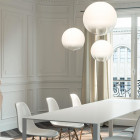 Panzeri Smoke Suspension Lifestyle Dining Table