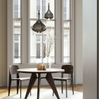 Lodes Sky-Fall LED Pendant Smoke Both Sizes