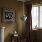 Louis Poulsen PH Snowball Dusty Blue in Situ