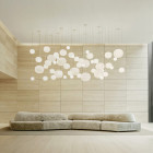 Lodes Volum Pendant Cluster Above Sofa