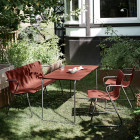 Burnt Red Mater Ocean Table