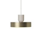 Ferm Living Collect Brass Pendant Record Grey Bell