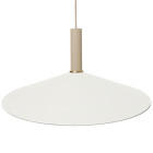 Ferm Living Collect High Socket Pendant Angle Cashmere White